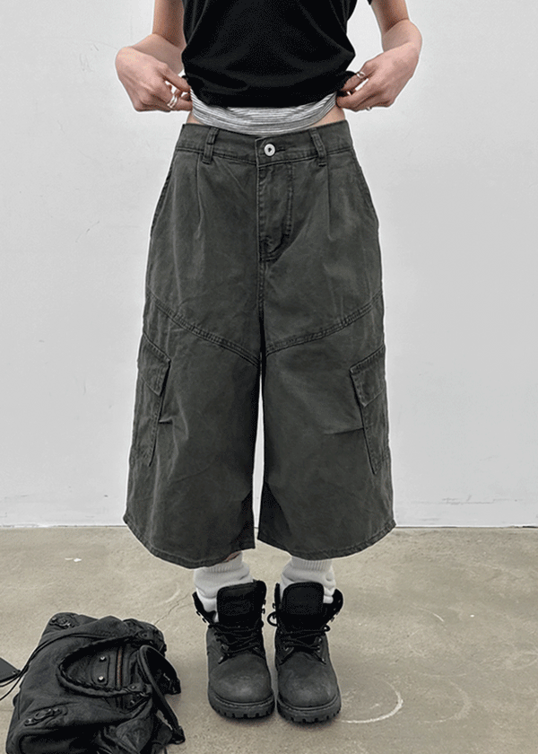 Lopinut Banding Cargo Bermuda Pants
