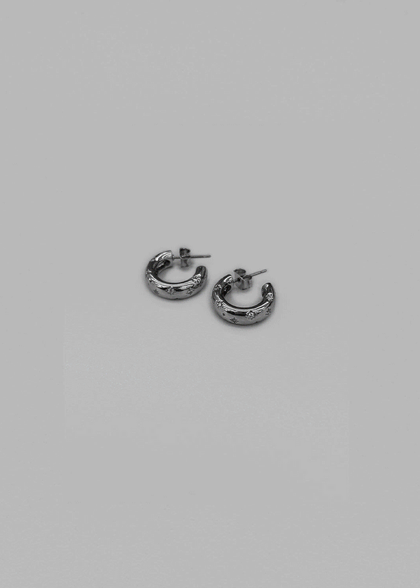 Cielo Cubic Open Ring Earrings