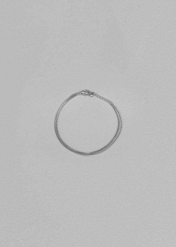 Pokiv Layered Silver Bracelet