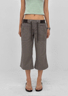 Tucker Capri Elastic Waist Pants