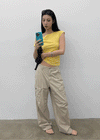 Patchu Pigment Cargo Pants