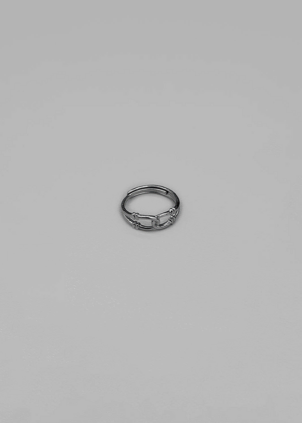 Tefog Twist Silver Ring