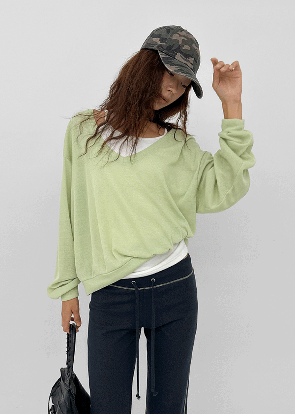 Chicom V-neck Summer Sweatshirt