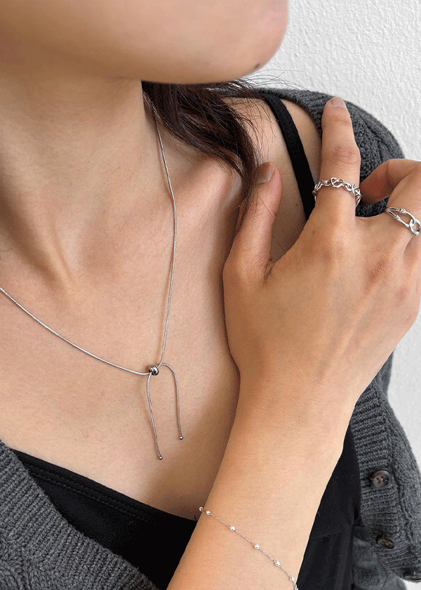 K-che Heart Twist Open Ring