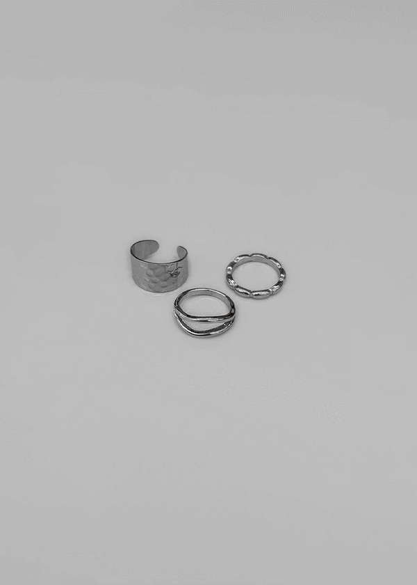 Etitu Bold 3-set Ring