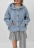 Happing Button Cable Knit Hooded Cardigan