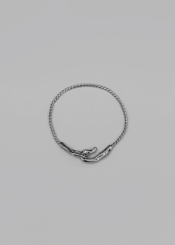 Plinica Silver Ring Bracelet