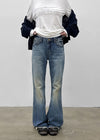 Tweak Low-waisted Bootcut Denim Pants