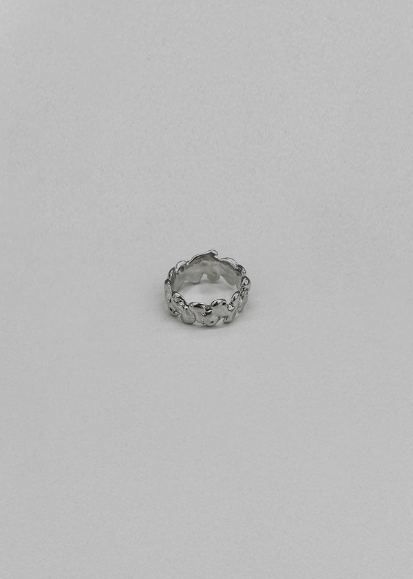Etscher Bold Silver Ring