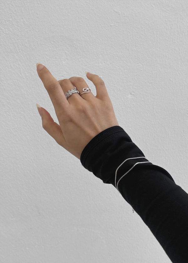 Etscher Bold Silver Ring
