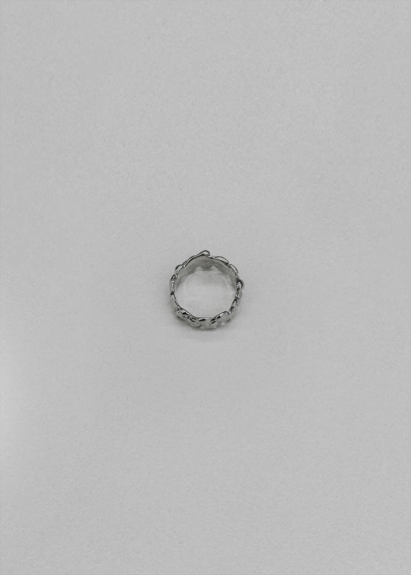 Etscher Bold Silver Ring