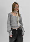 Cadillac U-Nenk Semi Crop Knit