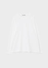 [B-BASIC] Camiseta de manga larga de ajuste oversized de algodón duro