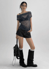 New Gong Non-fade Raw Denim Shorts