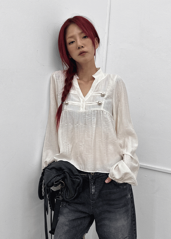 Cozy Napoleon Blouse