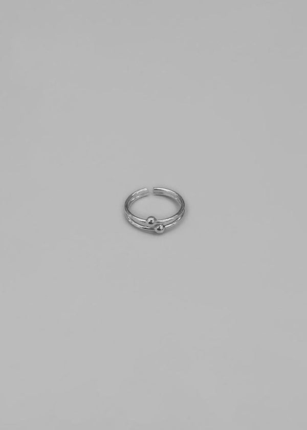 (SILVER 925) Landia Mini Ball Open Ring