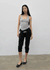 Pollenne Slim Fit Long Halter Sleeveless Top