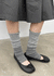 Maol Two-Tone Shirring Knit Leg Warmer