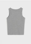 [B-BASIC] Round Neck Ribbed Sleeveless Long Ver.