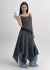 Kiyan Check Sleeveless Long One Piece