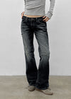 Turs Low-rise Damaged Denim Pants