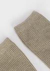 Basic Cotton Blend Ribbed Socks