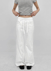 Dayron Low-waist Back Pocket Bootcut Elastic Pants