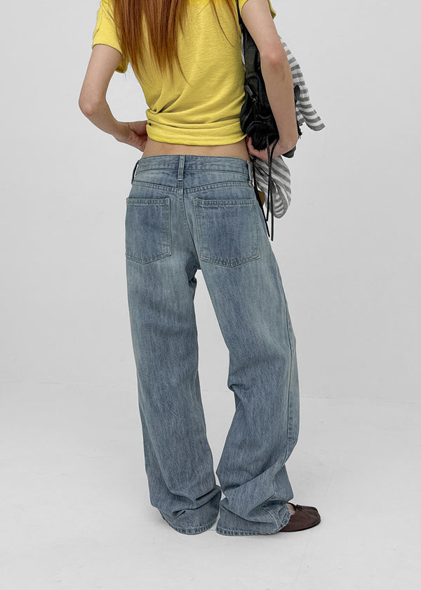 [MADE] Roan Low Waist Straight Denim Pants