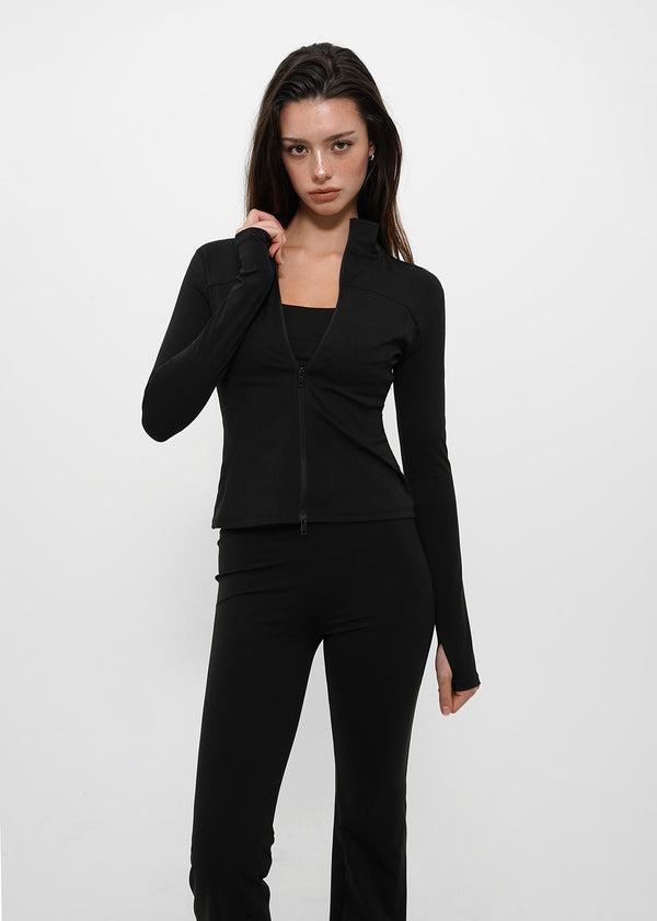 [B-BASIC] Athleisure High-Neck Zip-Up (UPF 50+) (2SIZE)