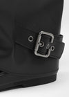 Nining leather buckle long boots