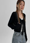[MADE] Renen Ribbon Bolero Knit Cardigan