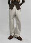 [MADE] Pantalons à bande large Vient Brushed
