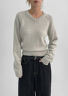 [MADE] STENNE V-NECK KNIT 50% WOOL