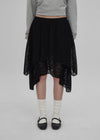 [MADE] Cottage Unbalanced Lace Skirt