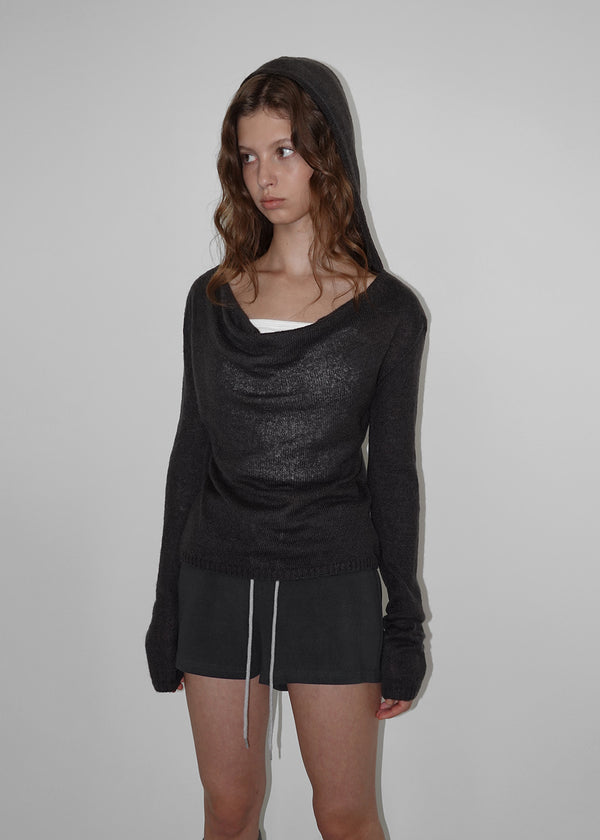 [MADE] MORHAM MOHAIR HOOD KNIT