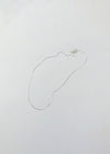 Thin Strand Silver Necklace