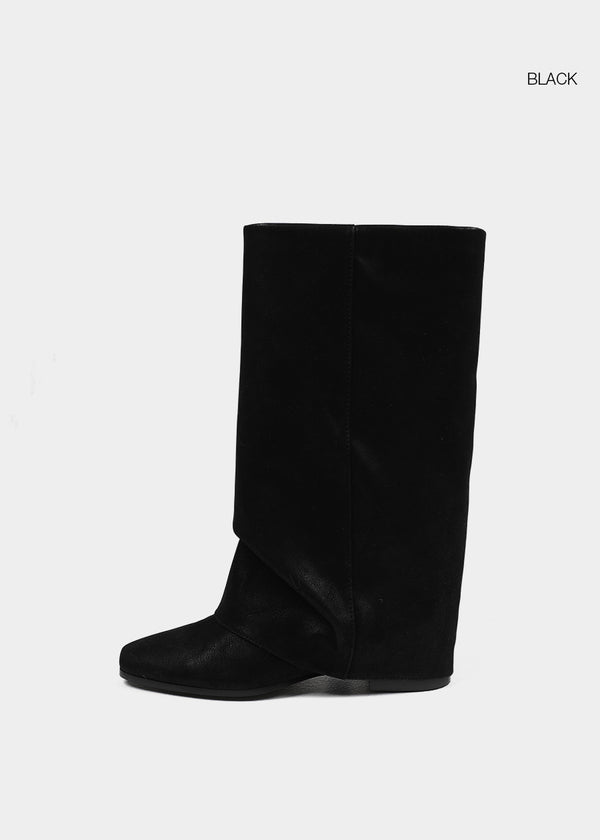 Bottes en cuir pliantes Showball