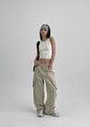[MADE] Durham Dying Cargo Cotton Pants