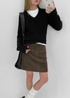 [MADE] STENNE V-NECK KNIT 50% WOOL