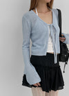 [MADE] Renen Ribbon Bolero Knit Cardigan