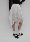 [MADE] Cottage Unbalanced Lace Skirt