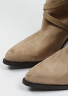 Hinka lace-up stiletto long boots