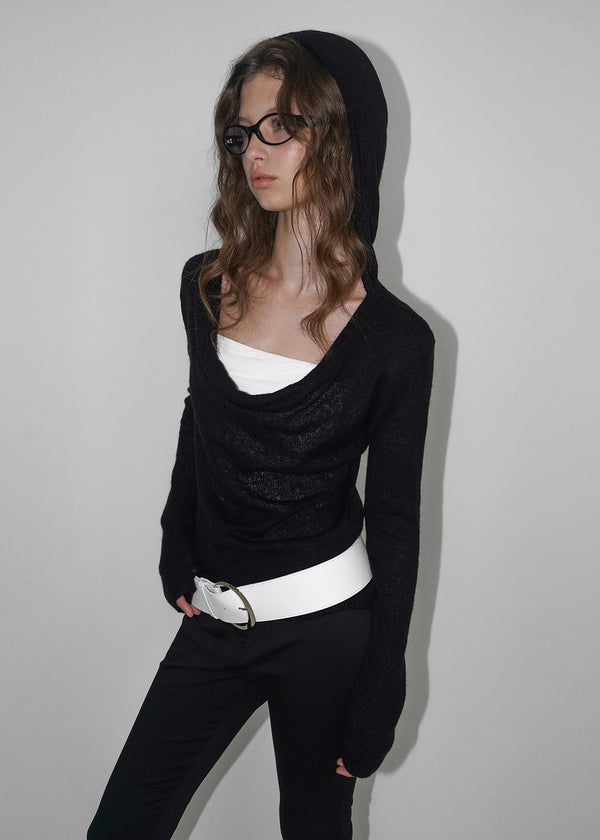[MADE] MORHAM MOHAIR HOOD KNIT