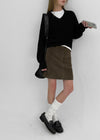 [MADE] STENNE V-NECK KNIT 50% WOOL