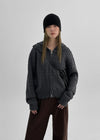 [MADE] Áo khoác len có mũ Verno Cable Zip-up 60% cotton