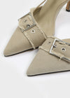 Shurin buckle stiletto heel