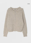 [MADE] Sudadera con capucha de punto cálido y cremallera extranjera