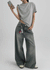 Penilla two-way wide denim pants