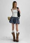 Dkil Stripe Balloon Shorts