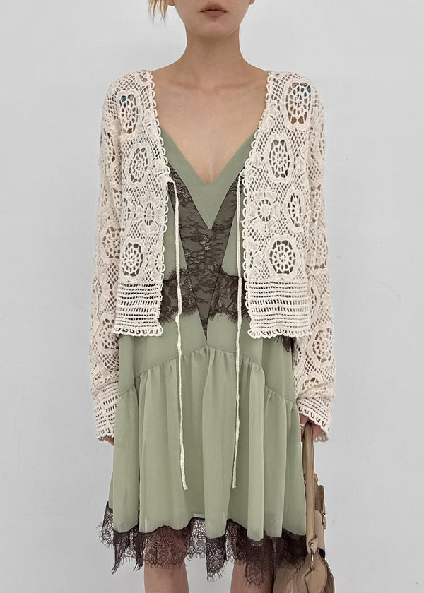 Kink Crochet Knit Cardigan
